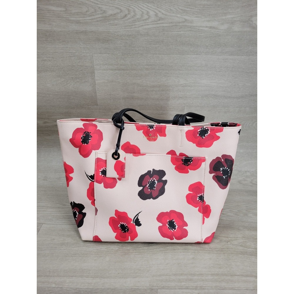 Kate Spade New York Tote Bag Women's Multicolor Floral Double Handle Handbag